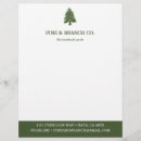Search for pine tree business stationery Logo