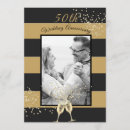 Search for elegant 50th anniversary invitations Champagne