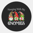 Search for gnomie stickers Santa claus