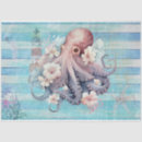 Search for blue octopus tissue paper Nautical
