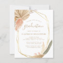 Search for boho graduation invitations Pampas grass