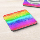 Search for stripe cork coasters Rainbow