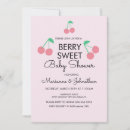 Search for red baby shower invitations Cherries
