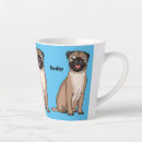 Search for funny dog cartoon mugs Pug