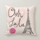 Search for paris typography cushions Eiffel tower