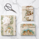 Search for victorian angel wrapping paper Pattern