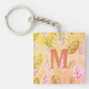 Search for colourful square key rings Monogrammed