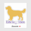 Search for golden glitter stickers Dog