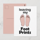 Search for footprint postcards Feet