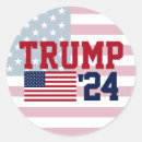 Search for round american flag stickers President