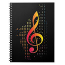 Search for music treble clef notebooks Band