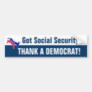 Search for security bumper stickers Democrat