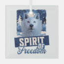 Search for arctic wolf christmas tree decorations Wild animal