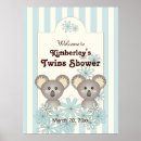Search for twins baby shower posters Modern