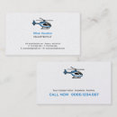 Search for helicopter business cards Transportation