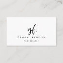 Search for unique photography business cards Elegant