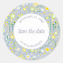 Search for blue floral save the dates Botanical