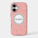 Search for coral and grey iphone cases Girly