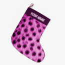 Search for cheetah christmas stockings Pink