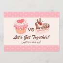 Search for dessert party invitations Strawberry