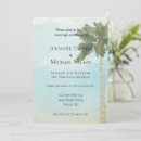Search for tropical palm invitations Blue