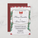 Search for evergreen and red berries invitations Floral