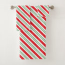 Search for green white stripe pattern bath towels Minimalist