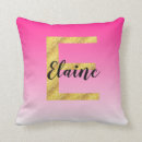 Search for letter e cushions Pink