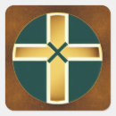 Search for teal and brown stickers White