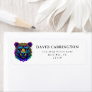 Search for psychedelic return address labels Rainbow