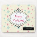 Search for merry christmas mousepads Snowflakes