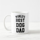 Search for worlds best dog dad mugs World's