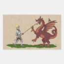 Search for st george and the dragon stickers Mediaeval