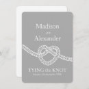 Search for tie the knot wedding invitations White