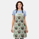 Search for vintage strawberry aprons Red