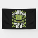 Search for st pattys day clover shamrock posters Shenanigans