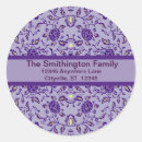 Search for elegant damask stickers Purple
