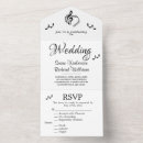Search for music festival invitations Black and white