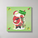Search for vintage santa claus canvas prints Tree