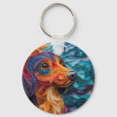Search for dachshund key rings Colourful