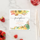 Search for little pumpkin napkins Gender neutral