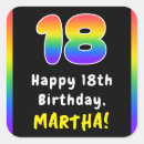Search for 18th birthday stickers Eighteen years old