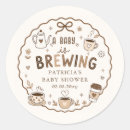 Search for bridal shower invitation stickers Simple
