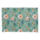 Search for blue floral pillowcases Boho