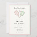 Search for pickleball party invitations Pink