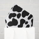 Search for cow tissue paper Black and white pattern