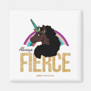 Search for afro magnets Licensed afro unicorn
