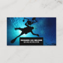 Search for diver business cards Scuba diving instructor