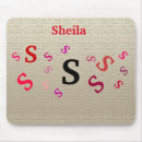 Search for alphabets mousepads Letter