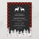 Search for buck and doe wedding invitations Black
